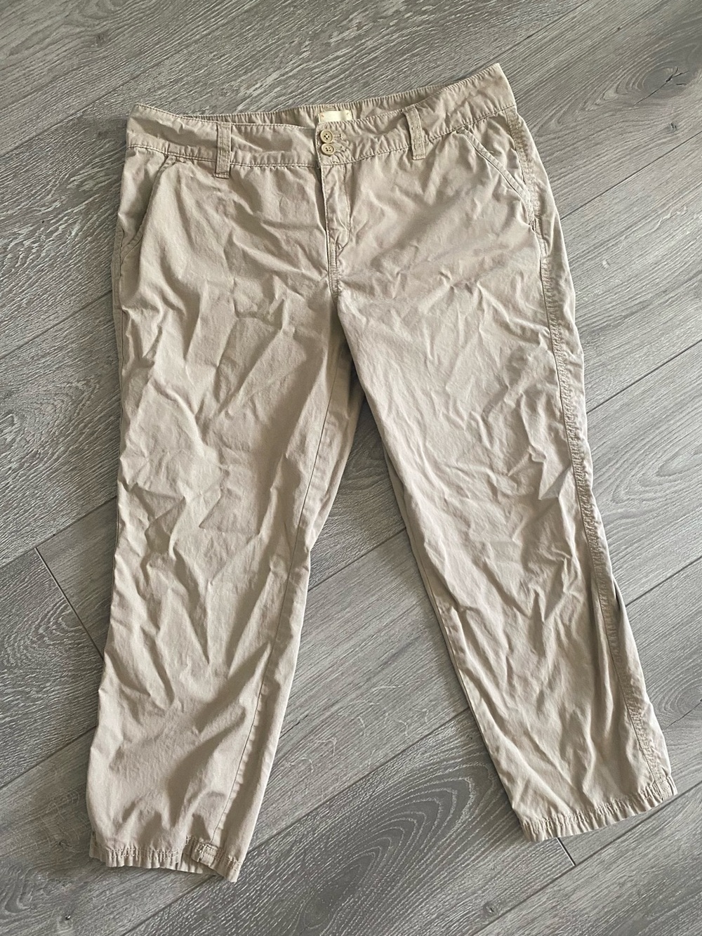 G.H Bass & Co Beige Casual Khaki Pants